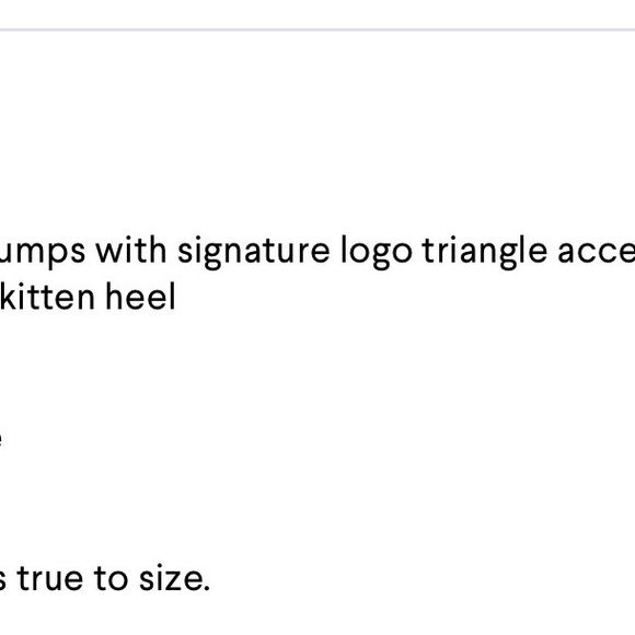 SOLD ❌❌❌ PRADA
Triangle Logo Leather Pumps
$1,200  sz 41 black - Picture 9 of 9